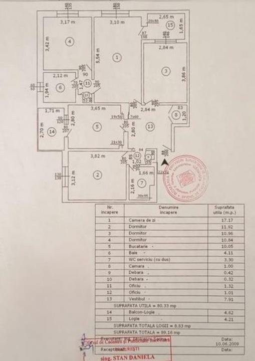 Vanzare apartament 4 camere Ion Mihalache