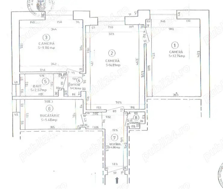 Inchiriere Apartament de 3 camere, zona Domenii