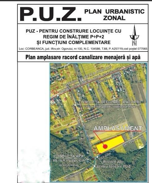 Teren Corbeanca 20.000 mp PUZ Aprobat, deschidere la pădure