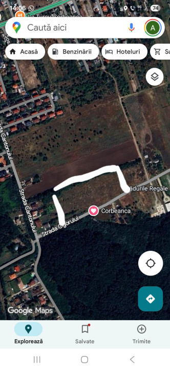 Teren Corbeanca 20.000 mp PUZ Aprobat, deschidere la pădure