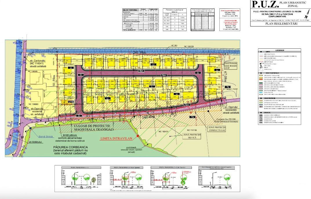 Teren Corbeanca 20.000 mp PUZ Aprobat, deschidere la pădure
