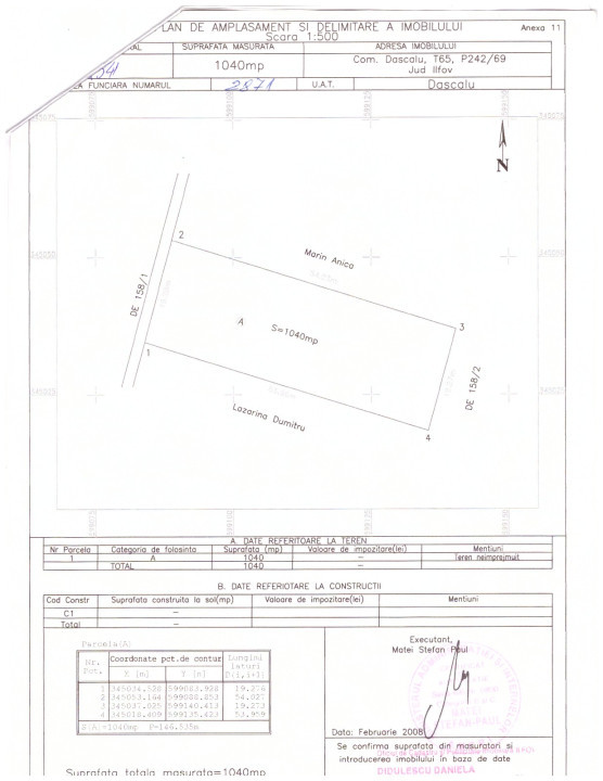 Vanzare Teren Intravilan, Dascalu