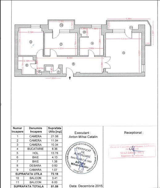 Vanzare apartament 3 camere Baneasa