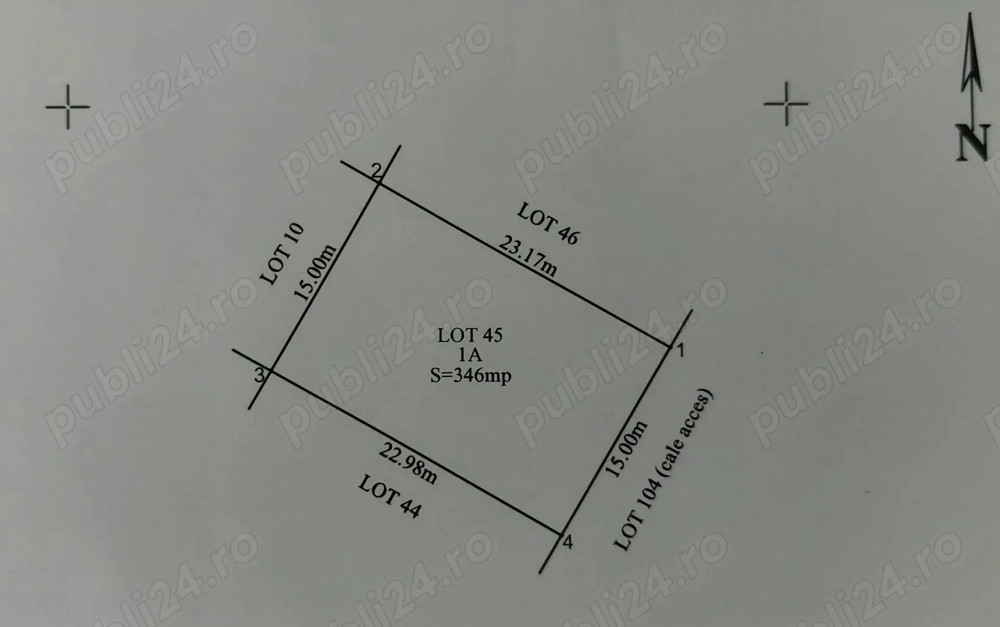Vanzare teren intravilan 346, comuna Vidra, judet Ilfov