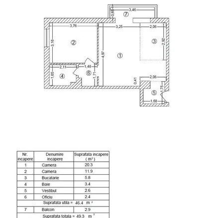 Vanzare Apartament de 2 camere, Metrou Grivita