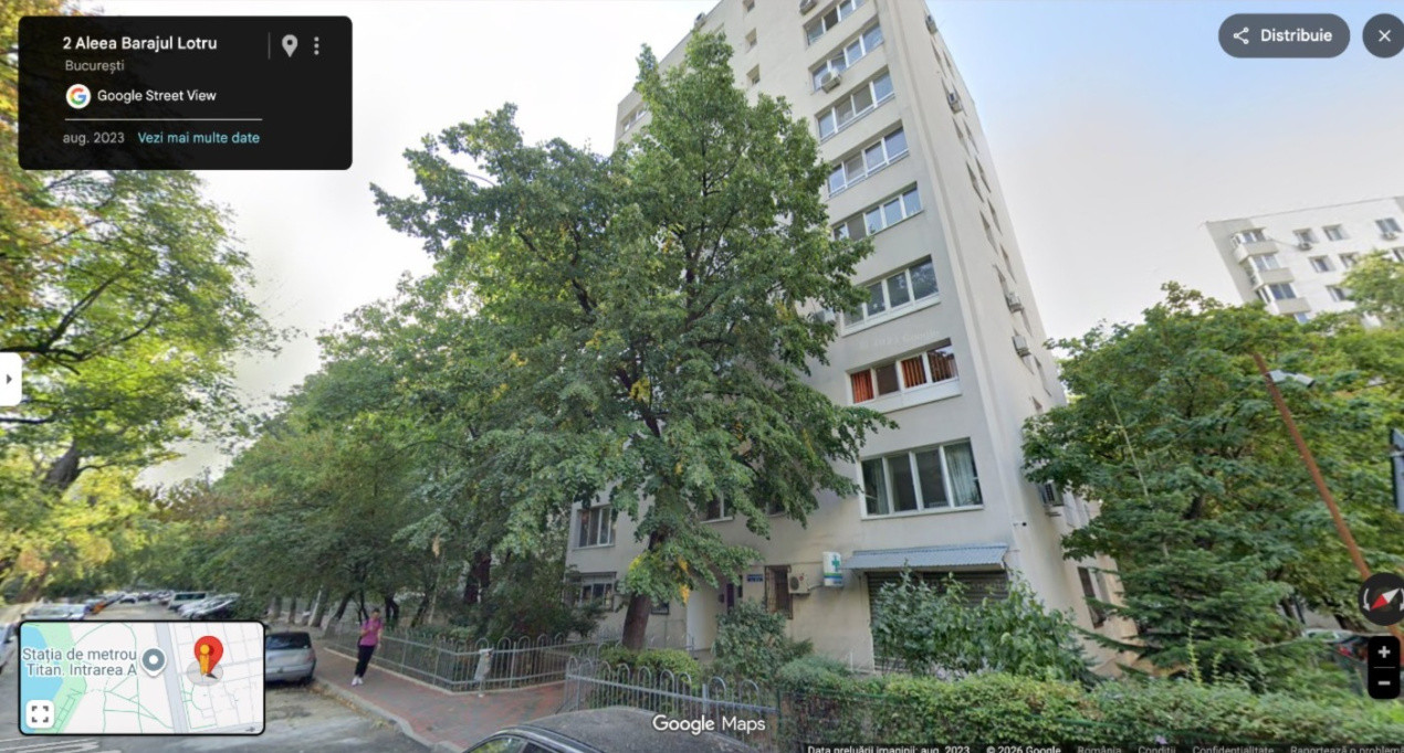 2 camere Titan Parc - Metrou