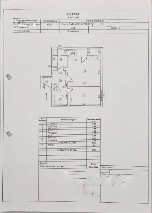 2 camere Titan Parc - Metrou
