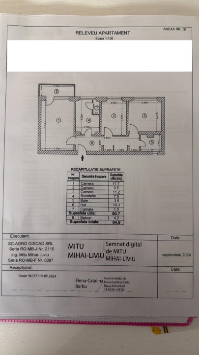 Vanzare apartament 3 camere Drumul Taberei