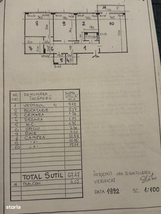 Vanzare apartament 3 camere Ion Mihalache - Turda