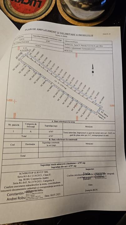 Teren intravilan situat in Orasul Berceni