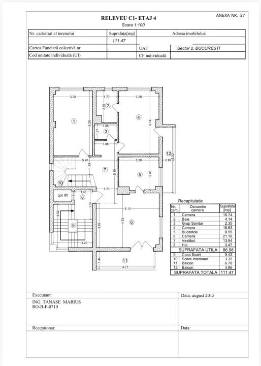    Vanzare apartament 5 camere tip penthouse Floreasca