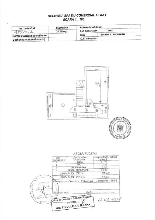 Spațiu comercial stradal – 108 mp | Vitrină 14 m | Colț | National Arena