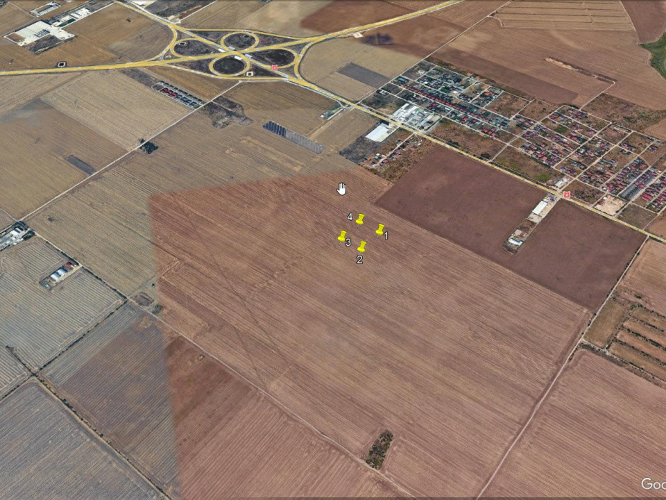 Teren cu PUZ , 9500 mp , DN 4 