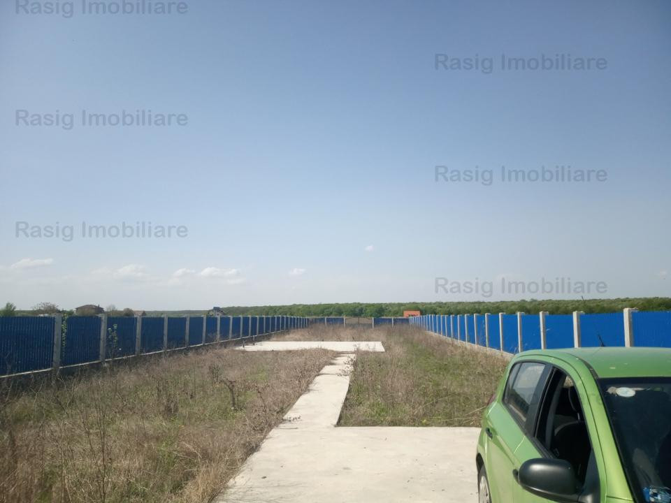 Teren intravilan 1187 mp , strada asfaltata , utilitati 