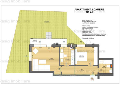 Promotie pana la 7 Martie! Apartament 2 camere cu gradina !