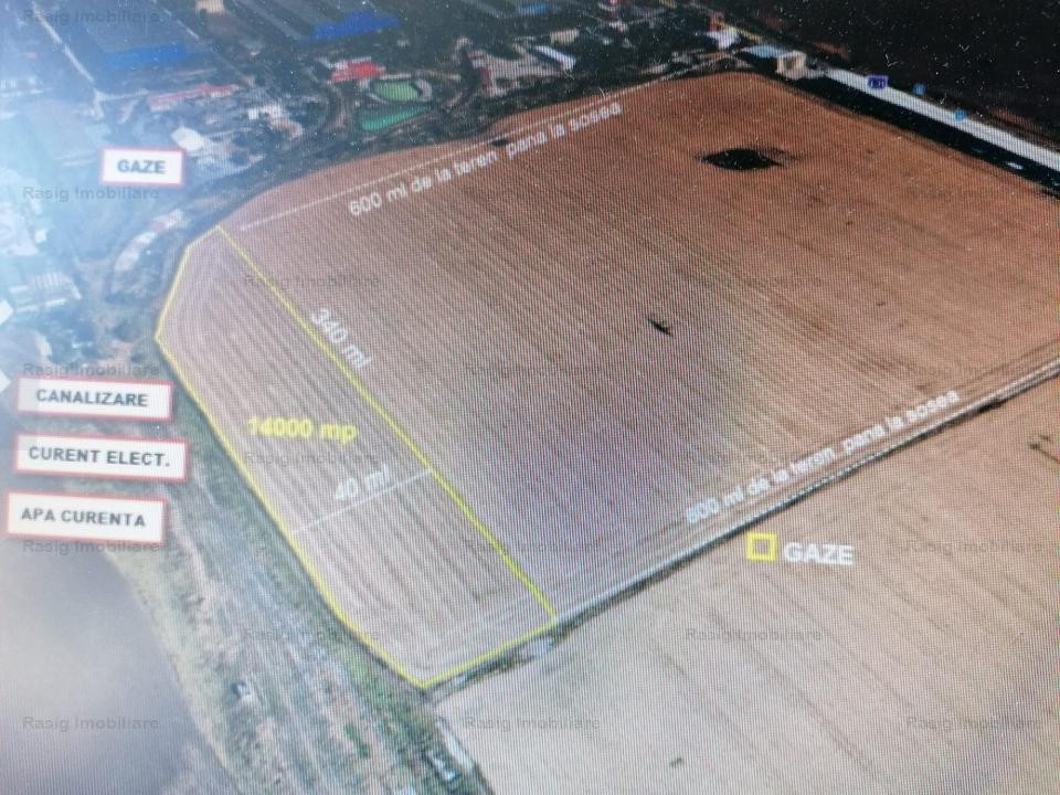 Teren industrial 1,4 ha -IMGB, toate utiliatile, tripla deschidere